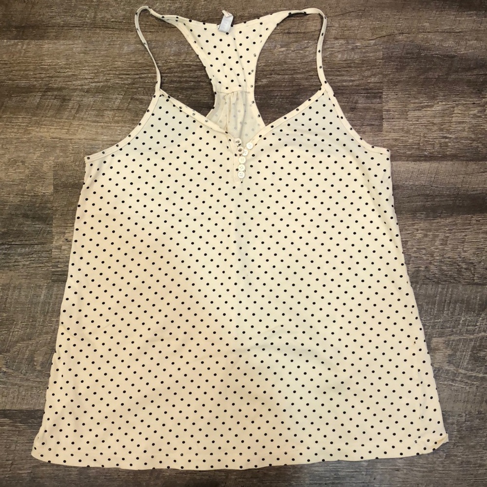 Polka dot tank top